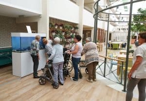 lease aquarium in de zorg